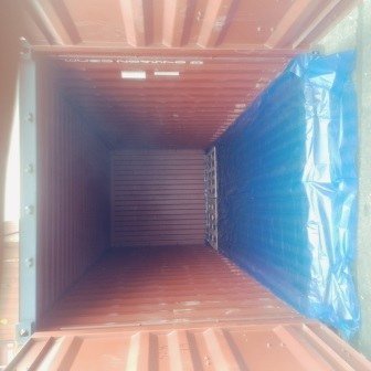 Inside an empty shipping container before loading, photo 3 of 13