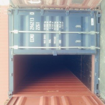 Inside an empty shipping container before loading, photo 4 of 13