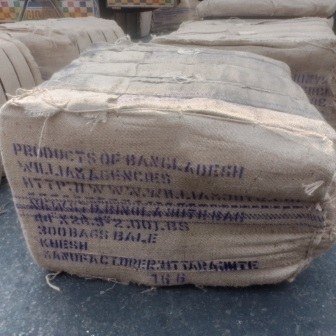 Printed marking on a bale of jute bags, photo 6 of 6