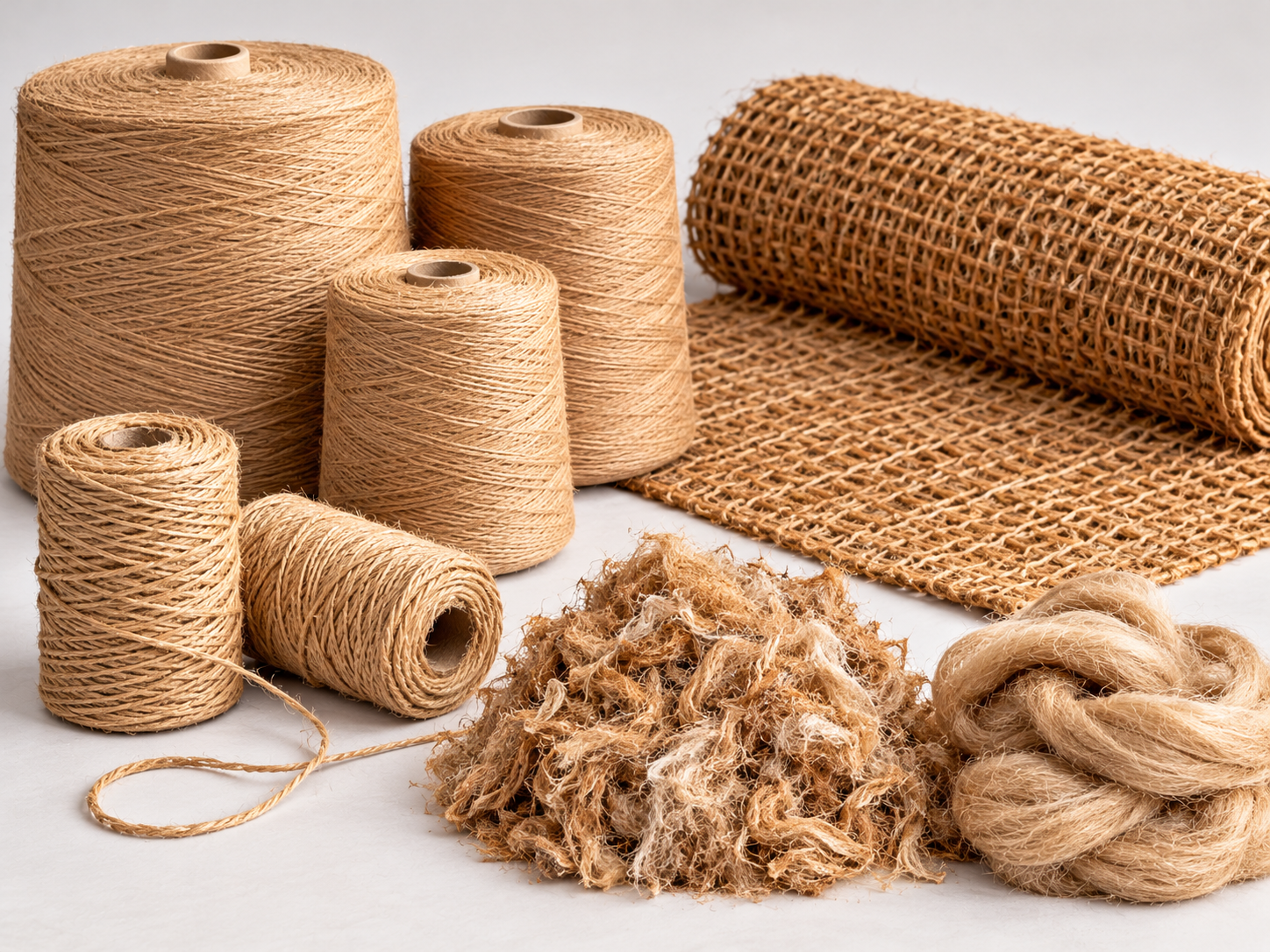 Jute yarn and twine